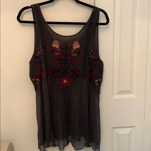 Semi sheer sexy Free People tank!